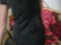 Teen gets naked and ready for doggystyle sex with pet